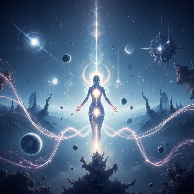 Ethereal Goddess in the Spiritual Realm