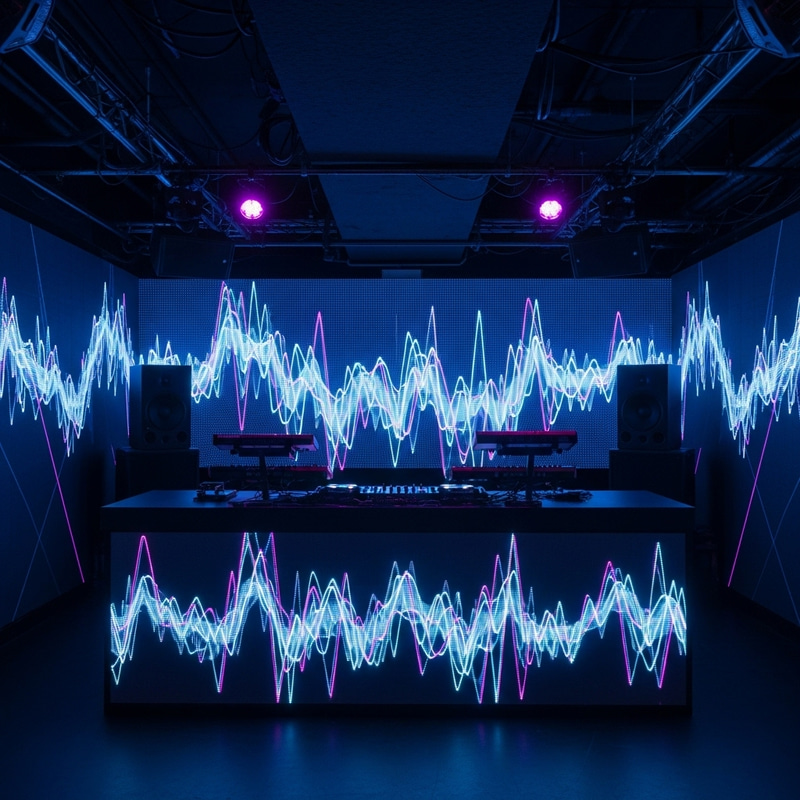 Immersive Futuristic Underground Club | Technology-Music Fusion