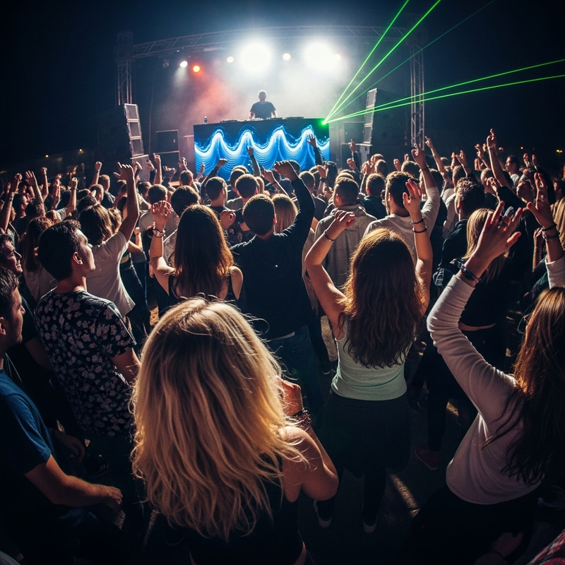 Hard Bass Music Festival | Energetic Atmosphere, Vibrant Lights Hard Bass Music Festival | Energetic Atmosphere, Vibrant Lights