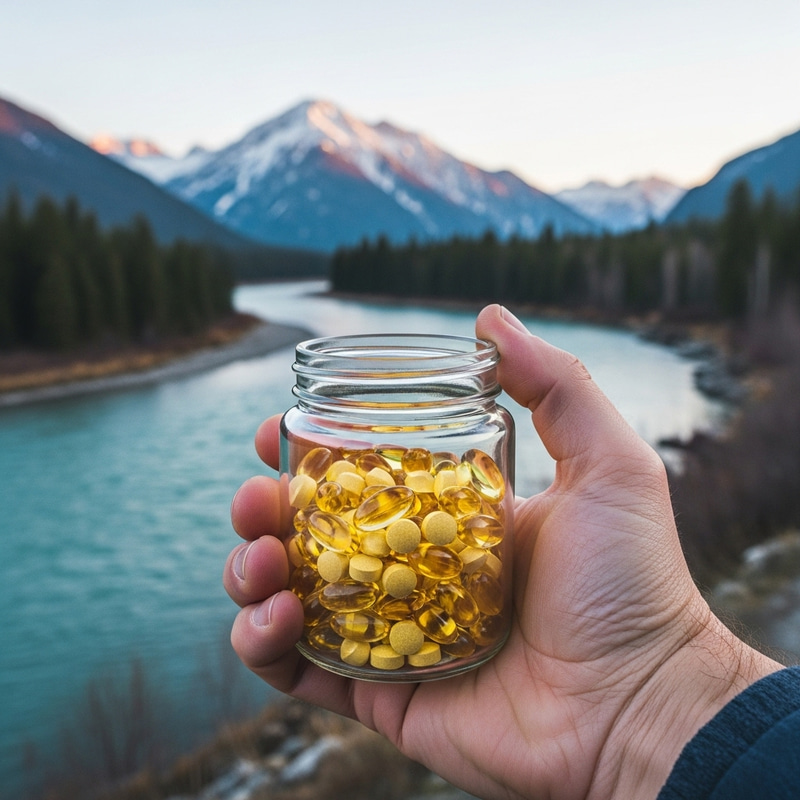 Hand Holding Supplement Pills | Majestic River Mountain View Hand Holding Supplement Pills | Majestic River Mountain View