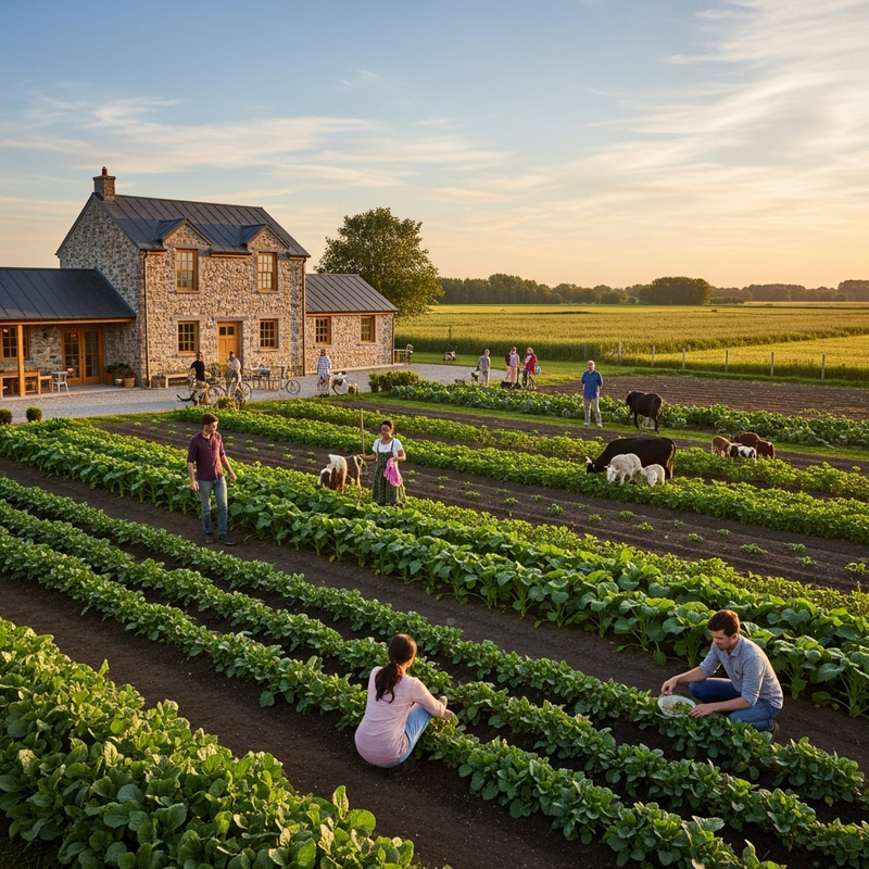 Serene Farmstay at Jindam Agro Farms