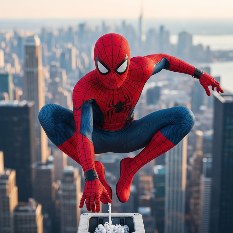 Spiderman - Acrobatic Superhero Climbing Walls Spiderman - Acrobatic Superhero Climbing Walls