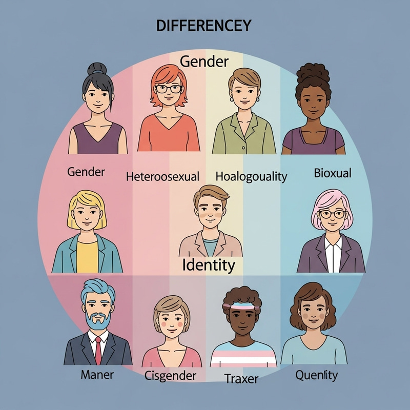 Exploring Gender, Sexuality, and Identity with Diverse Illustrations