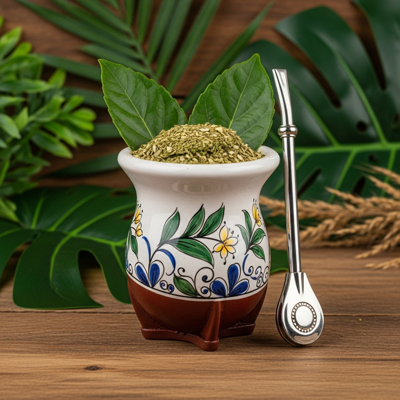 Brazilian Yerba Mate: Traditional Cuia and Bombilla Experience Brazilian Yerba Mate: Traditional Cuia and Bombilla Experience