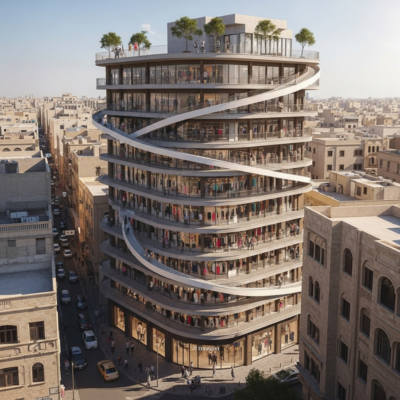 Fashionista's Dream Building: Retail, Workshops, Runway, Residences Fashionista's Dream Building: Retail, Workshops, Runway, Residences