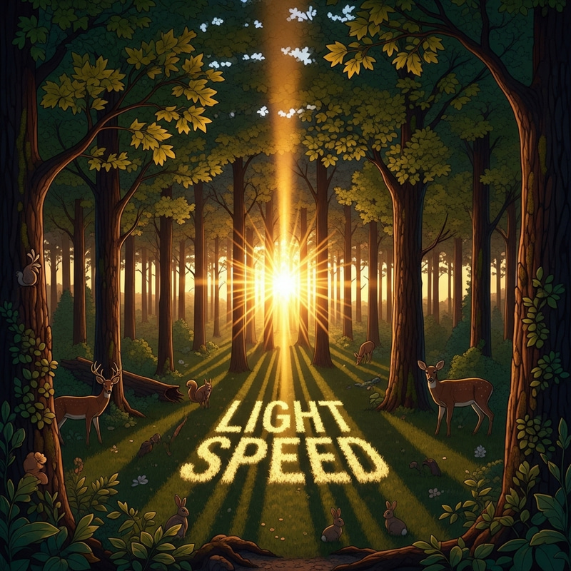 Enchanting Forest Hideaway With Golden Light Enchanting Forest Hideaway With Golden Light