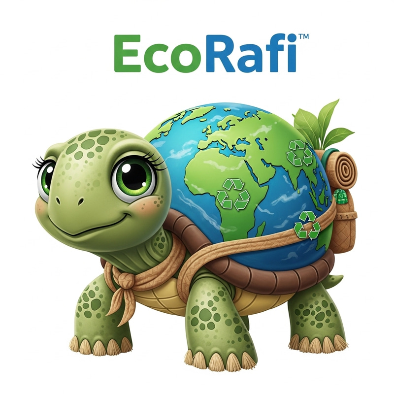 EcoRafi: The Green Turtle Mascot for Sustainability EcoRafi: The Green Turtle Mascot for Sustainability