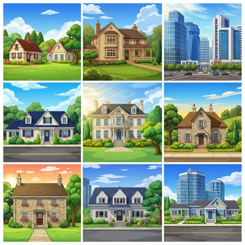 Picturesque Houses: Inspiring Living Spaces in Serene Settings