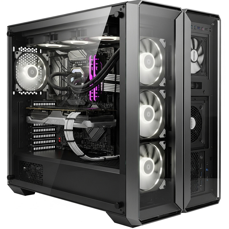 Lianli O11 Vision Casing - Modern Glass & Aluminum Design Lianli O11 Vision Casing - Modern Glass & Aluminum Design