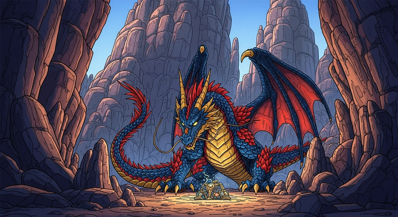 Charming Dragon Seeking Concealed Fortune