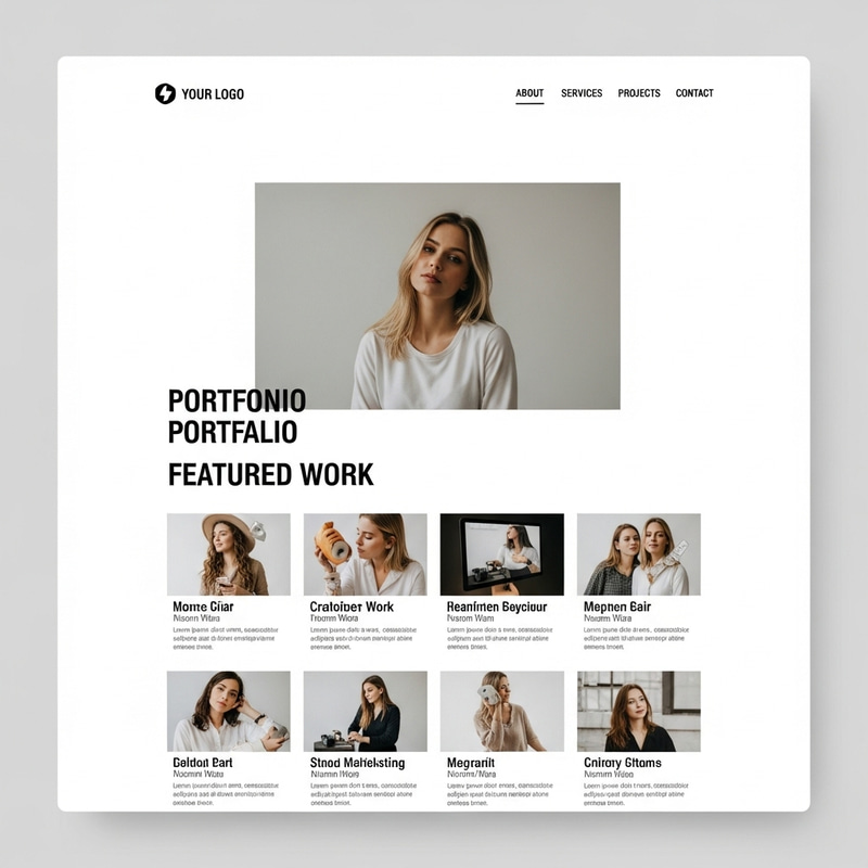 Minimalist Professional Portfolio Template | Modern Design Minimalist Professional Portfolio Template | Modern Design