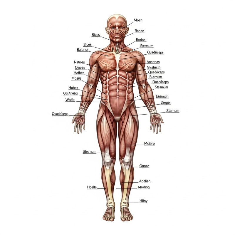 Realistic Male Anatomical Drawing Realistic Male Anatomical Drawing
