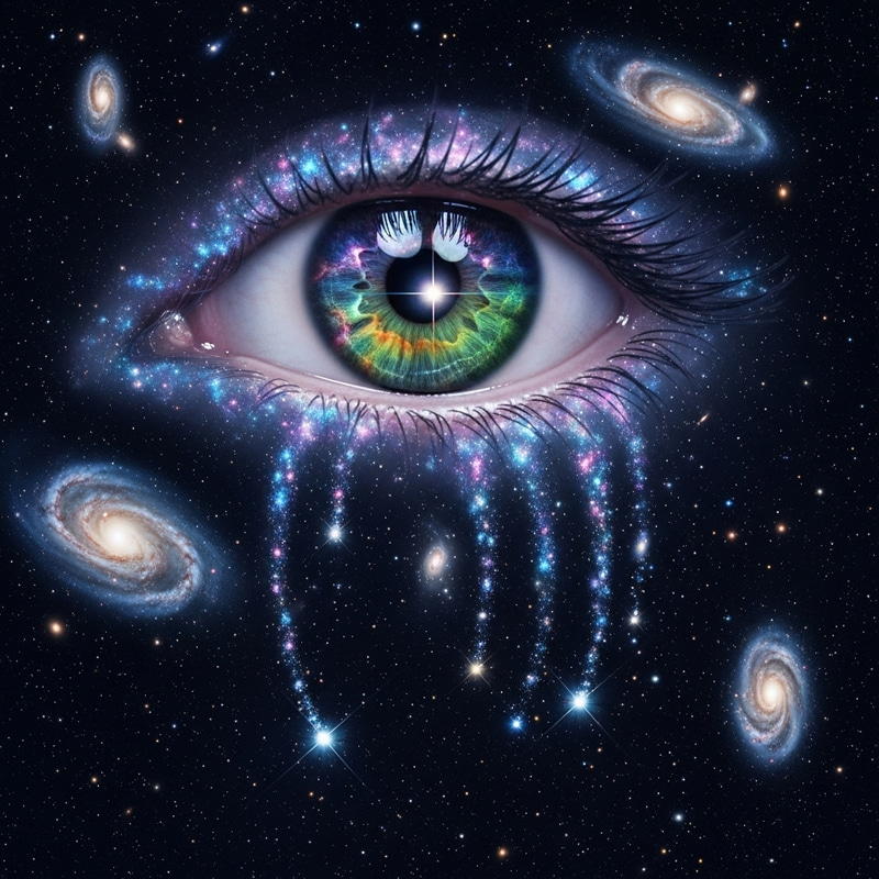 Captivating Night Sky - Swirling Galaxies & Shimmering Stars Captivating Night Sky - Swirling Galaxies & Shimmering Stars