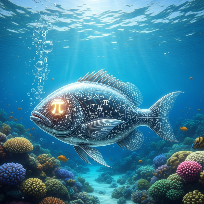 The Math Fish: A Surreal Swim Through Mathematical Waters