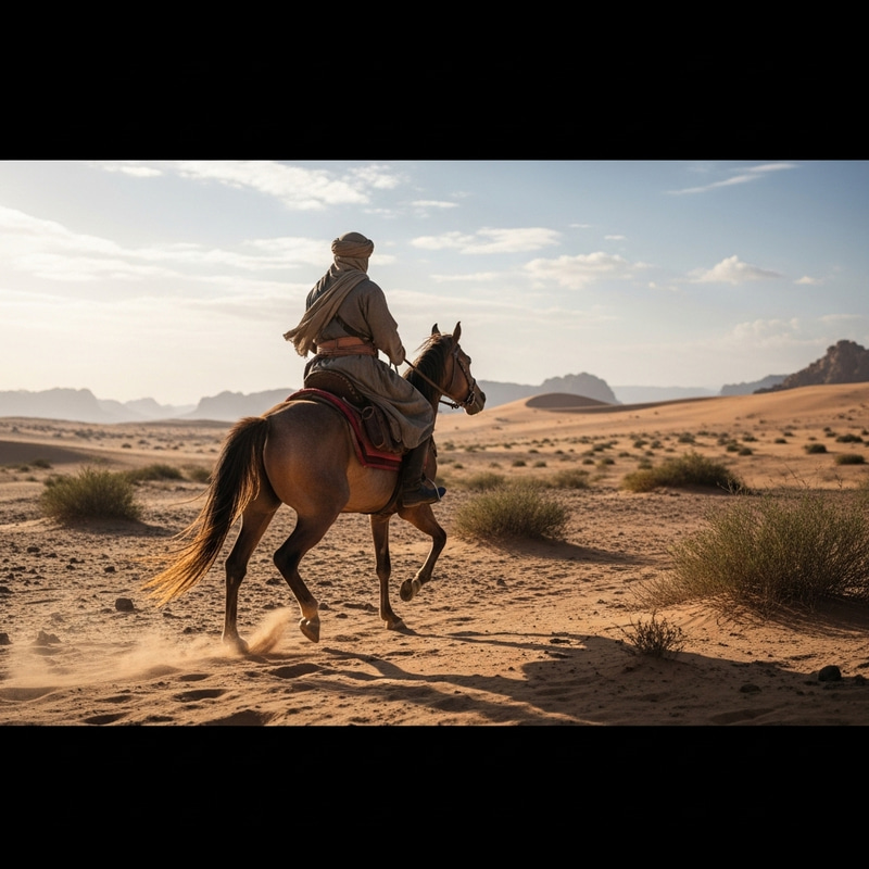 The Mysterious Pre-Islamic Arabian Horse Rider The Mysterious Pre-Islamic Arabian Horse Rider