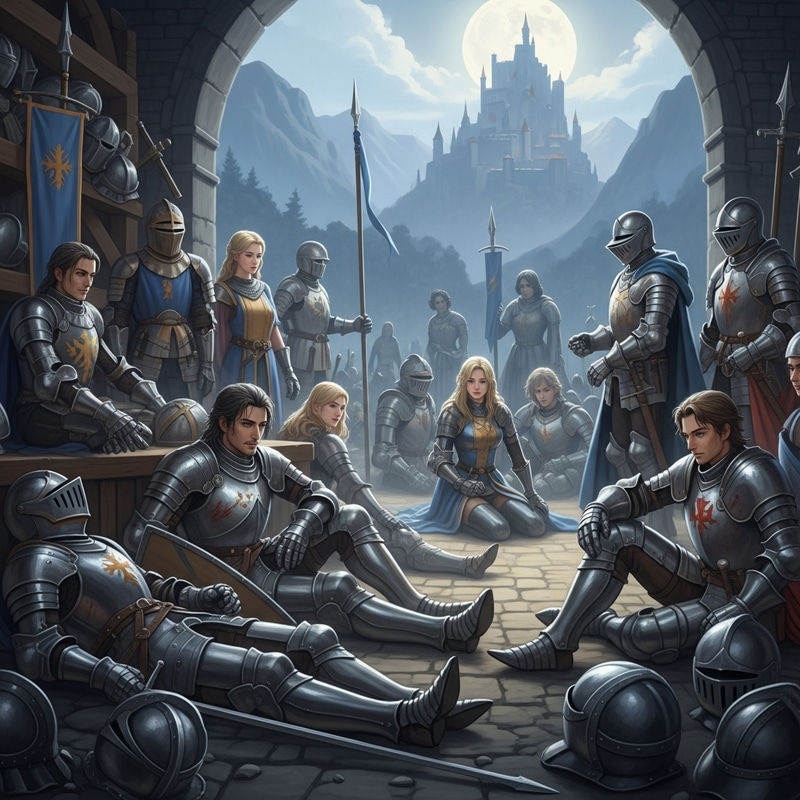 Ethereal Knights: Dreamlike Serenity Ethereal Knights: Dreamlike Serenity