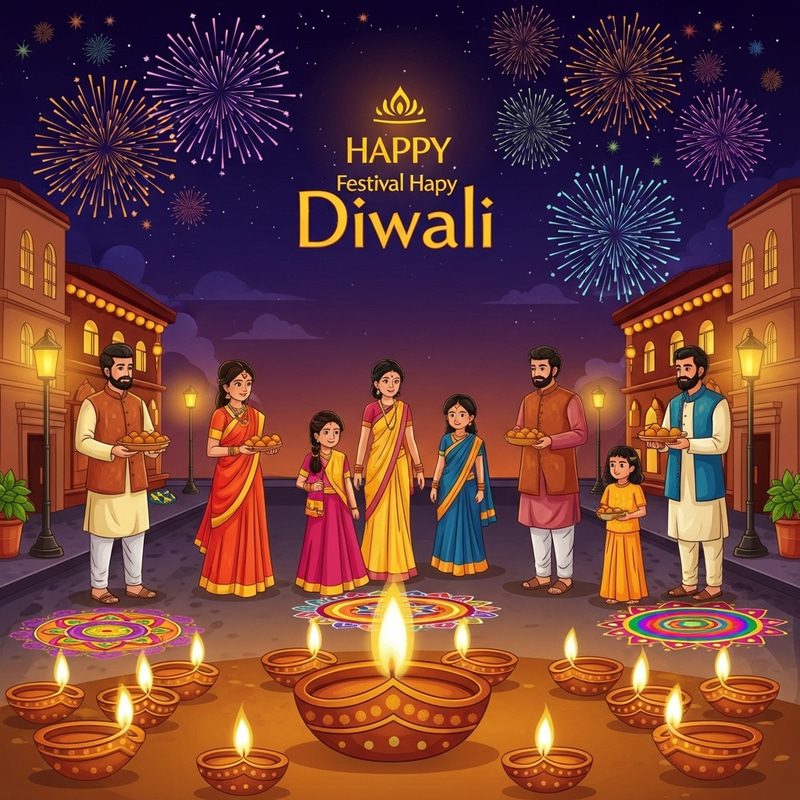 Celebrate Diwali: The Festival of Lights in India Celebrate Diwali: The Festival of Lights in India