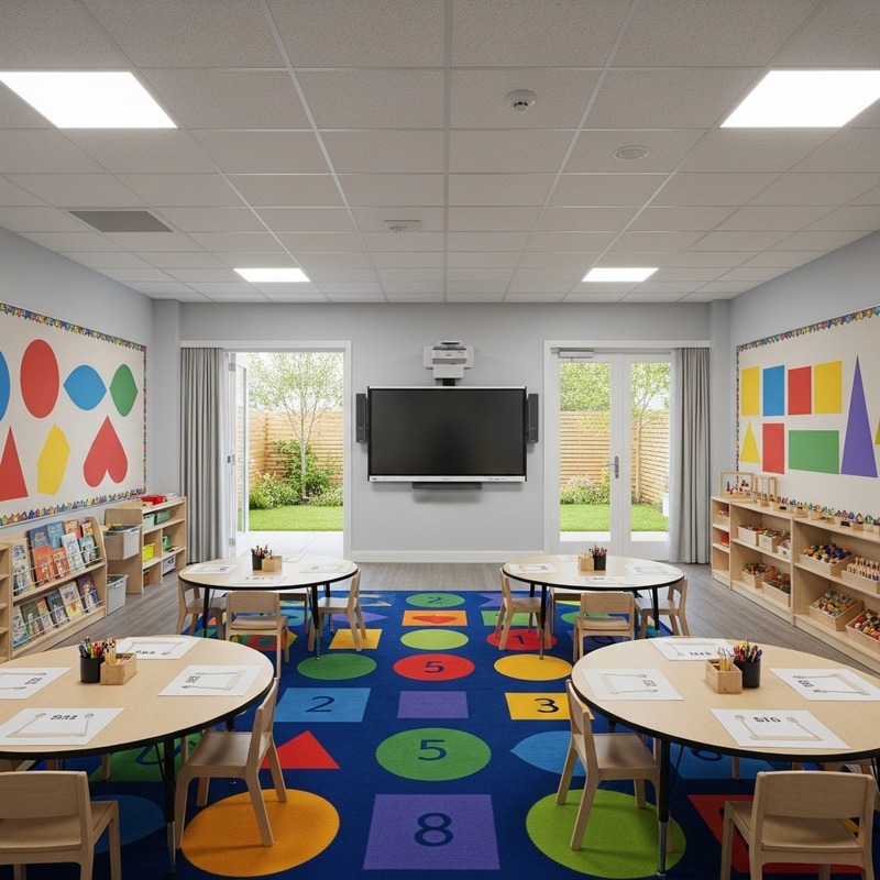 Engaging Geometry Classroom Setup with Interactive Learning Environment Engaging Geometry Classroom Setup with Interactive Learning Environment