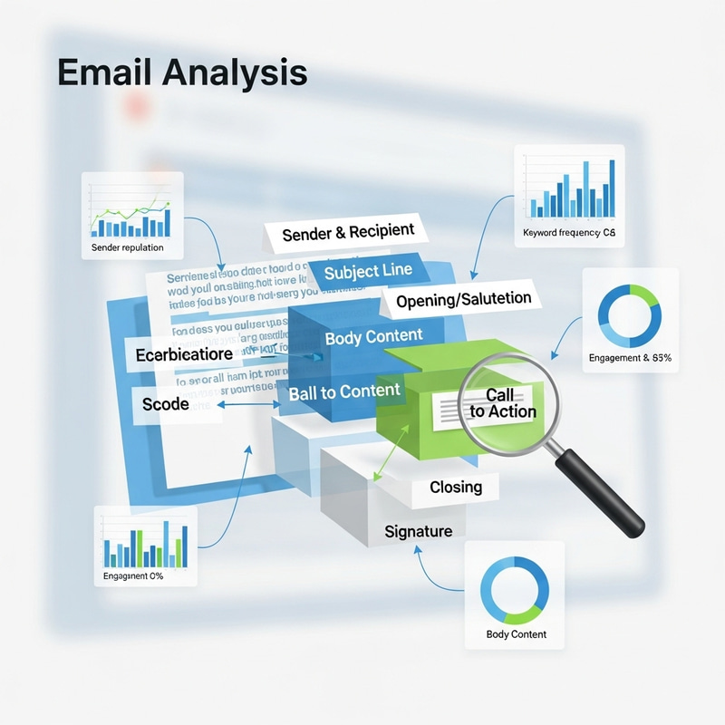 Email Business Content Analysis & Key Parts Identification