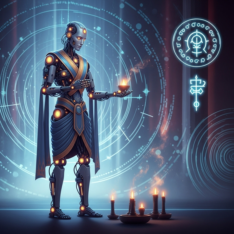 Robot in Ritualistic Ceremony Robot in Ritualistic Ceremony