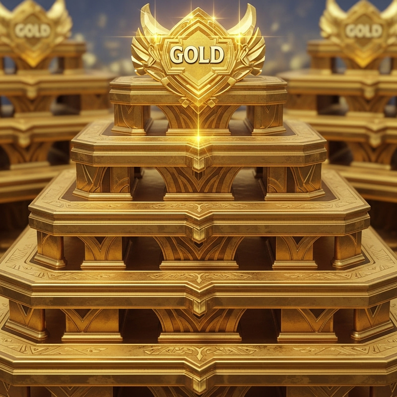 Game Tier Structure - Fully Loaded in Gold Game Tier Structure - Fully Loaded in Gold