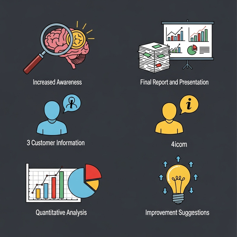 Icon Set: Increased Awareness, Reports, Customer Info, Analysis, Growth Ideas Icon Set: Increased Awareness, Reports, Customer Info, Analysis, Growth Ideas