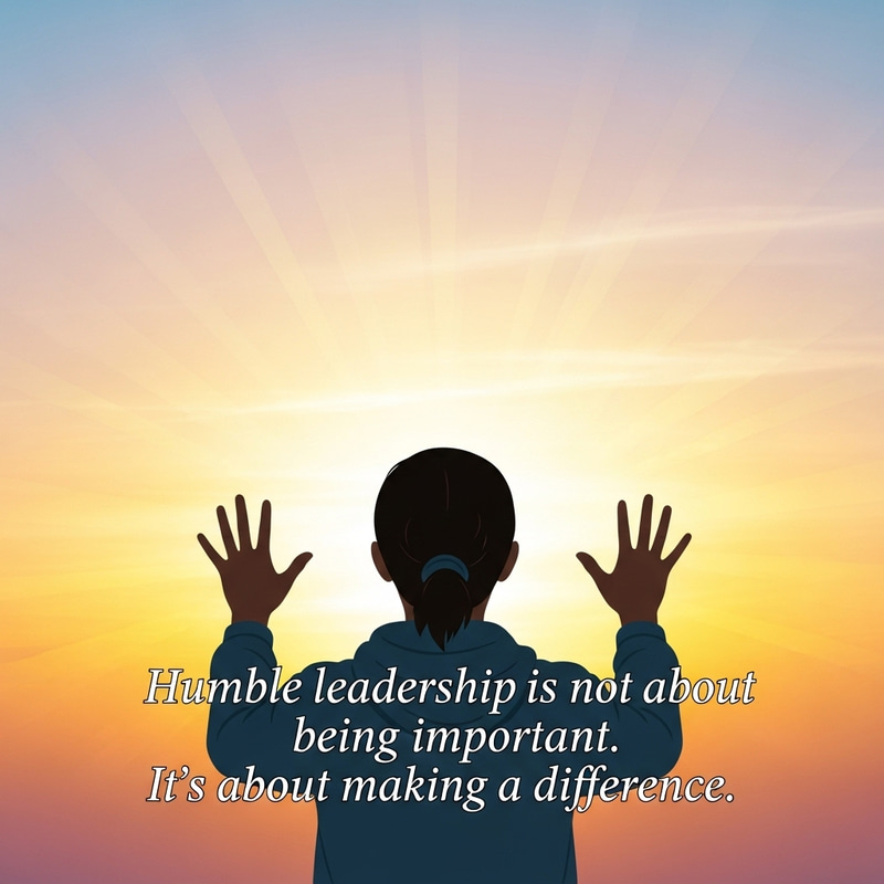 Embrace Humble Leadership at Sunrise