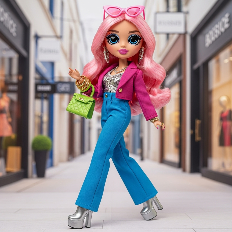 Fashion Doll UNA BRATZ with Stylish Outfit & Accessories Fashion Doll UNA BRATZ with Stylish Outfit & Accessories