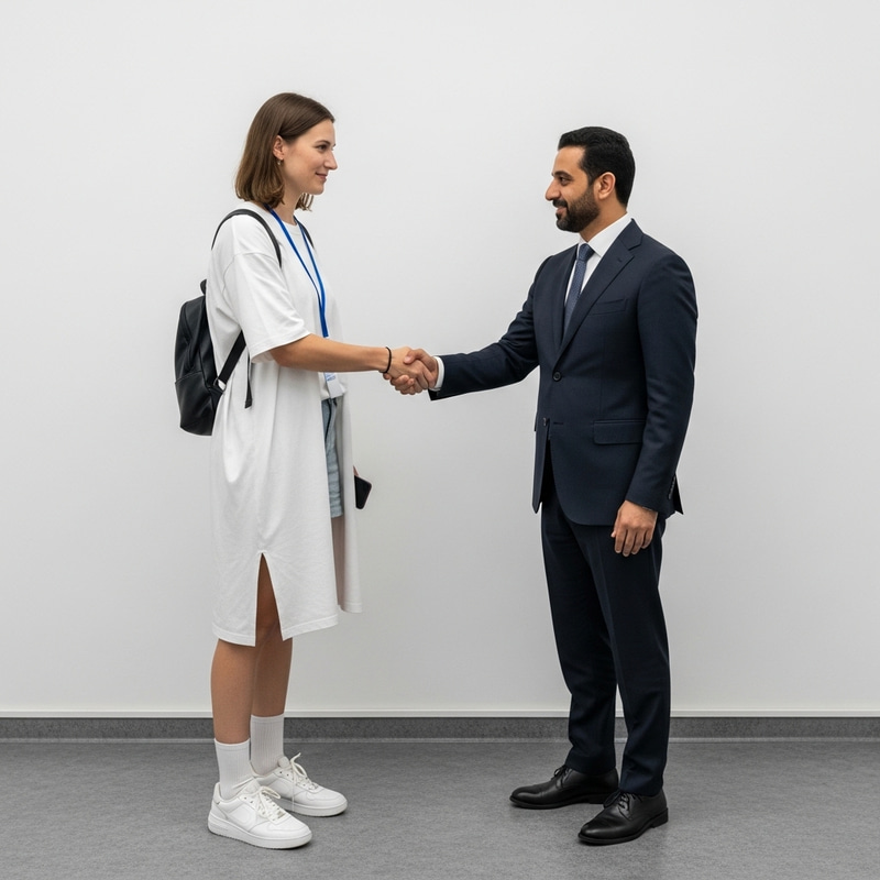 Diverse Fashion Exchange: Stylish Connection Captured