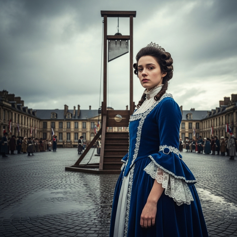 Marie Antoinette Inspired French Fashion Art