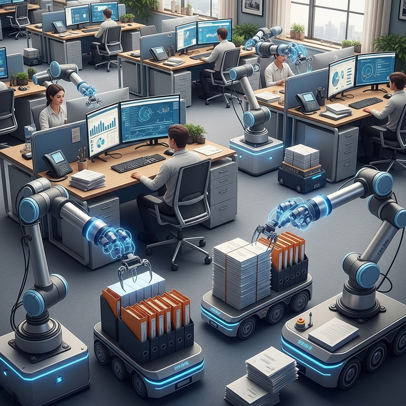 Robotic Process Automation in Office Environment | Futuristic Efficiency
