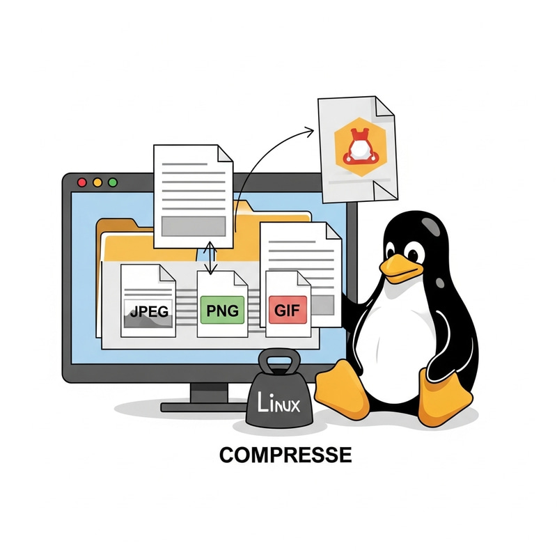 Linux File Compression: Compress JPEG, PNG, GIF Files Linux File Compression: Compress JPEG, PNG, GIF Files