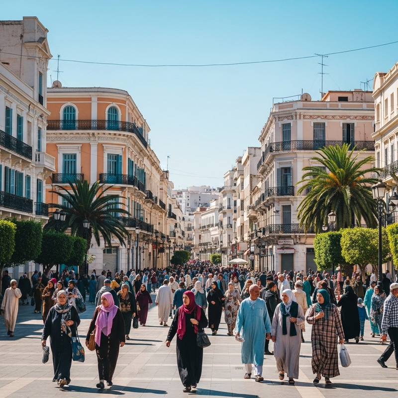 Exploring Blida Square in Toute, Algeria | Authentic Architecture Exploring Blida Square in Toute, Algeria | Authentic Architecture