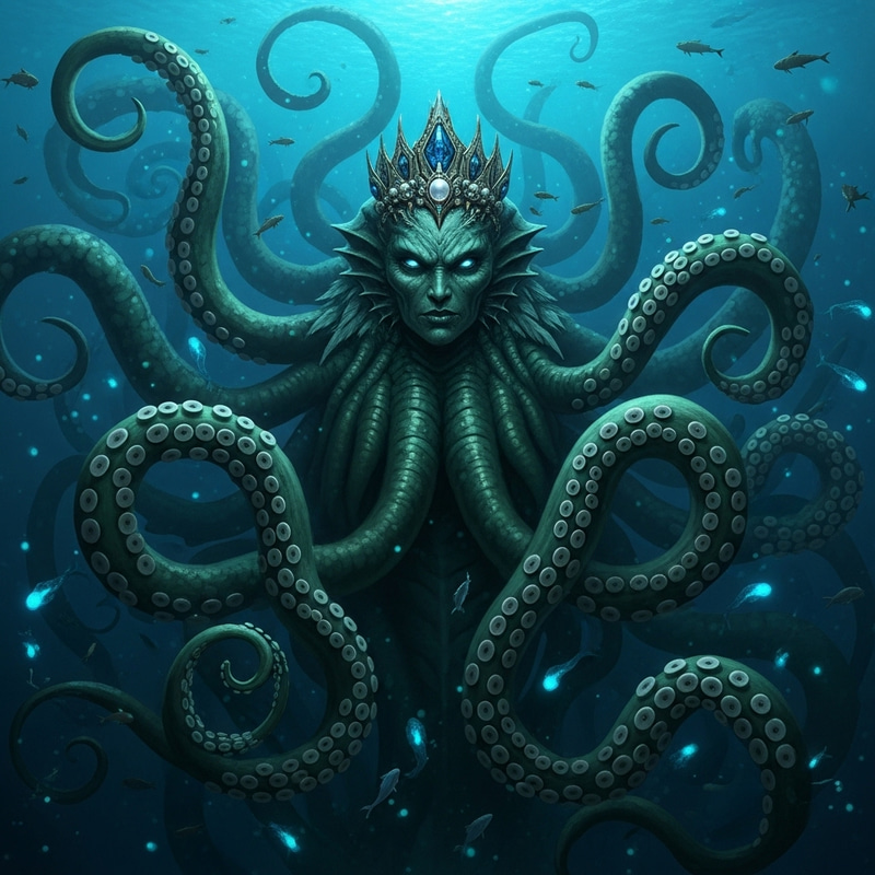 The Kraken Queen - Mythical Deep-Sea Creature