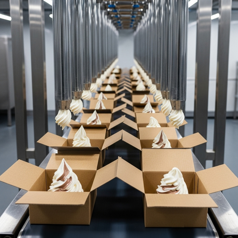 Conveyor Belt Boxes & Ice Cream Pipes - Manufacturing Process Conveyor Belt Boxes & Ice Cream Pipes - Manufacturing Process