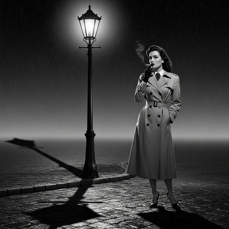 Vintage Film Noir: Rachael Wilson Character