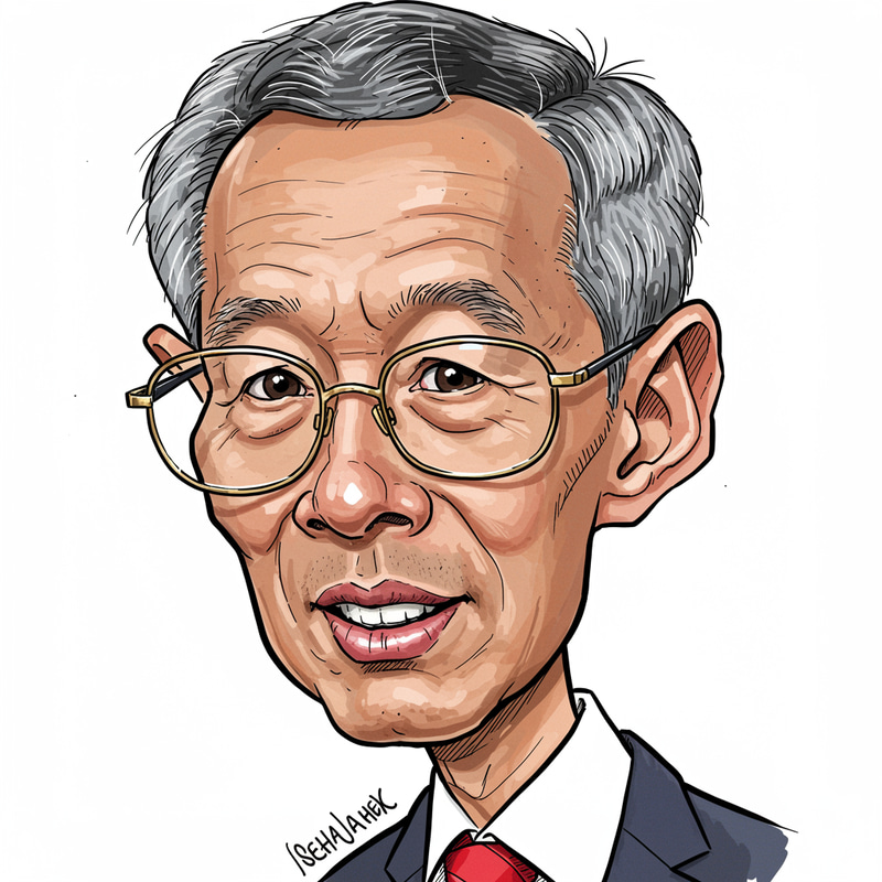 Funny Caricature of Lee Hsien Loong