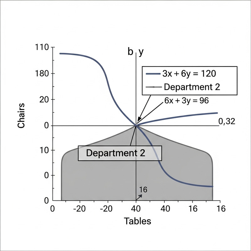 Plotting Department Constraints for Production Optimization Plotting Department Constraints for Production Optimization