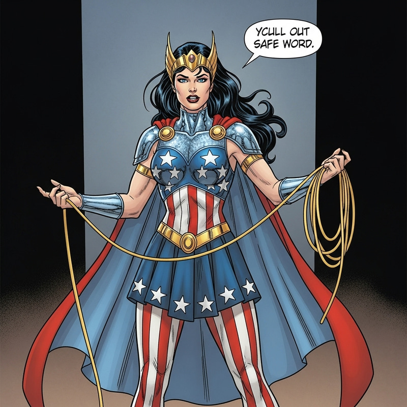 Wonder Woman Commands 'SAFE WORD' Powerfully
