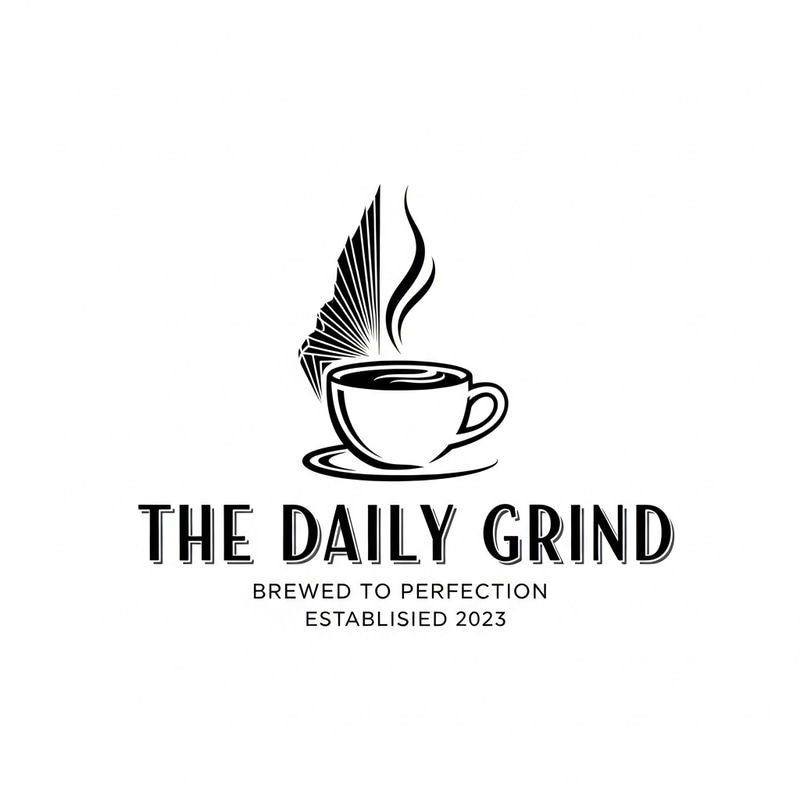 Minimalist Monochromatic Coffee Shop Logo | Vintage Design Minimalist Monochromatic Coffee Shop Logo | Vintage Design