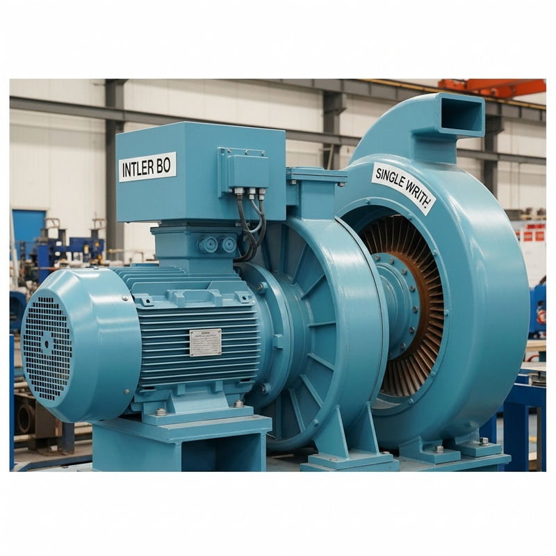 Dual Drive Blower System: Electric Motor & Turbine Image