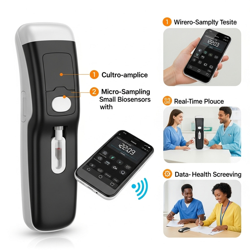 Portable Blood Testing Device for Personal Health