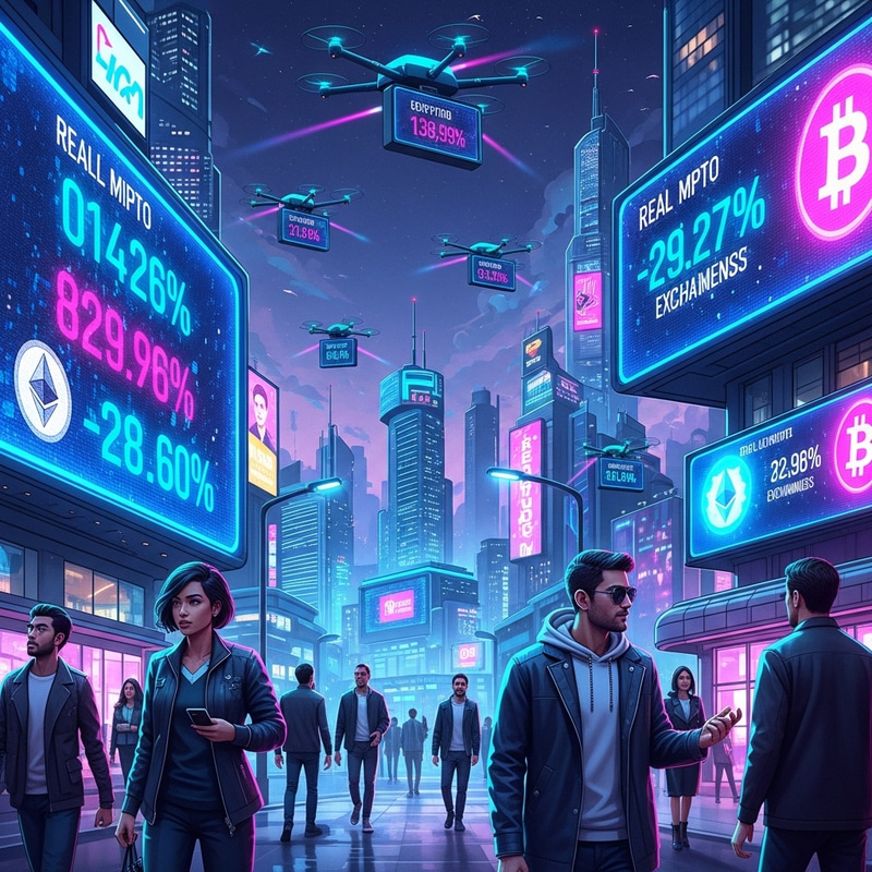 Futuristic Cryptocurrency Exchange