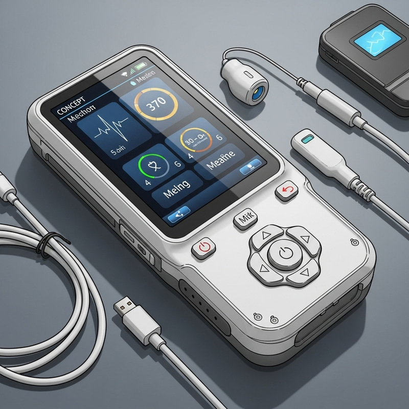 Innovative Handheld Health Detection Device | Futuristic Design Innovative Handheld Health Detection Device | Futuristic Design