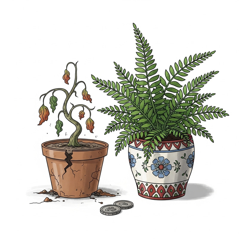 Powerful Satirical Caricature on Poverty