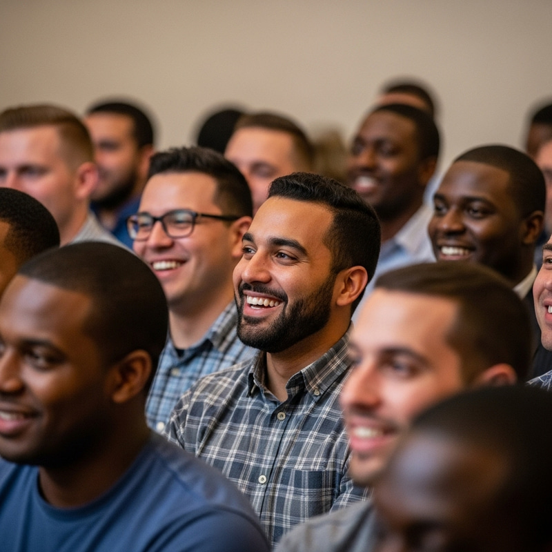 Diverse Christian Men's Marriage Seminar | Heartfelt Engagement