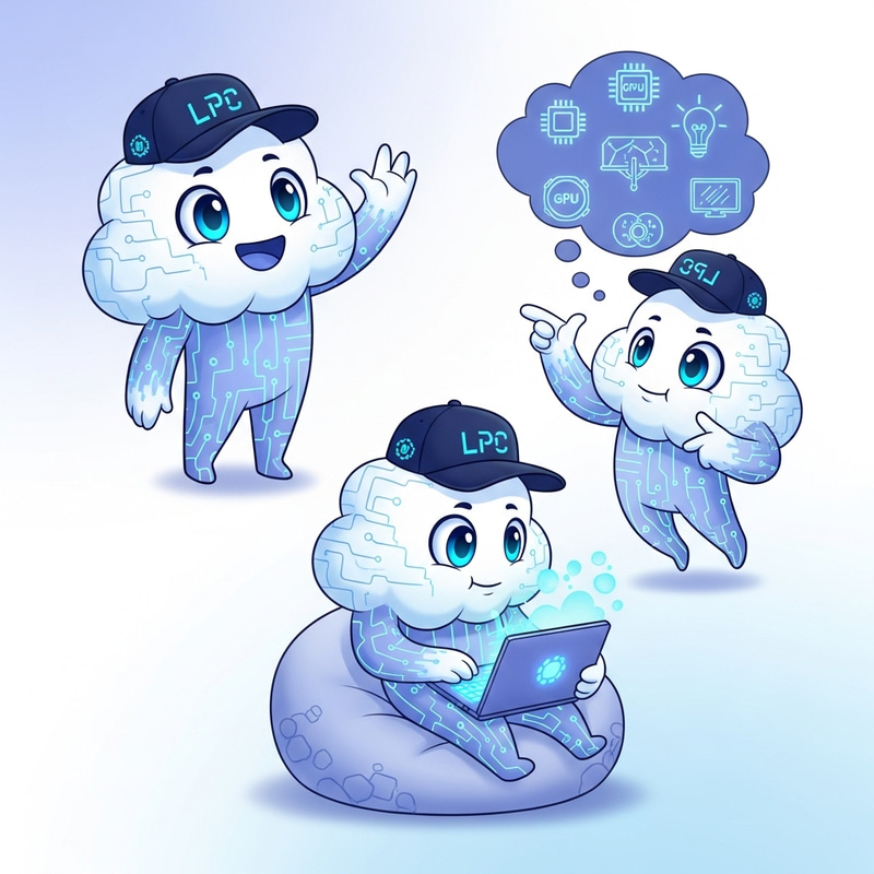 Lucid PC Club Mascot - Versatile Poses