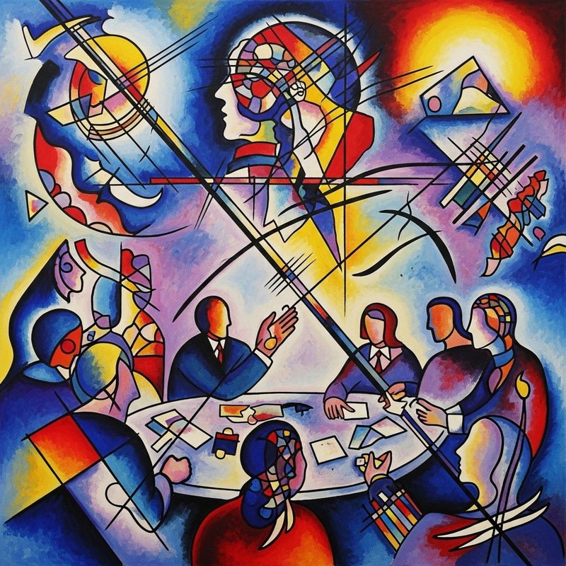 机关事务会议 - Abstract Art Depicting Vibrant Colors & Energy 机关事务会议 - Abstract Art Depicting Vibrant Colors & Energy