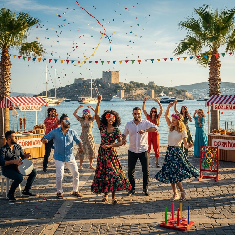 Vibrant Carnival in Bodrum, Turkey Vibrant Carnival in Bodrum, Turkey