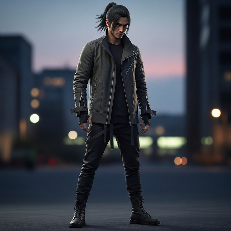 Itachi in Modern Street Style Jacket - Ninja Reimagined
